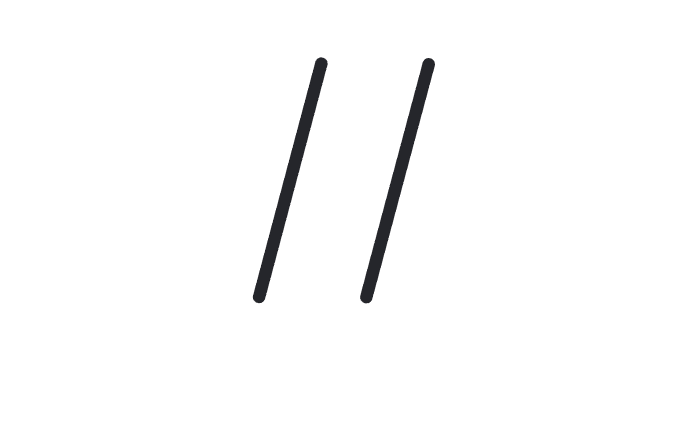 The parallelism symbol: two parallel diagonal lines.
