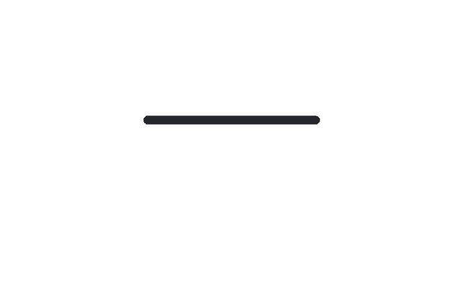 The straightness symbol: a single horizontal line.